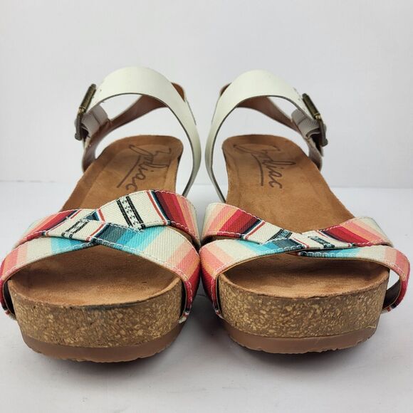 Zodiac Mabel Cork Ankle Strap Wedge Sandals - Picture 8 of 16